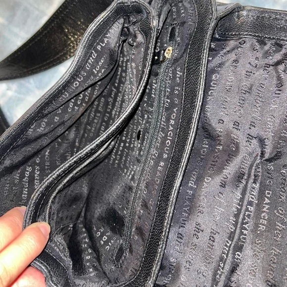 kate spade ♠️ new york Suede Harlow Algonquin Black Leopard Bag EUC - Picture 7 of 8